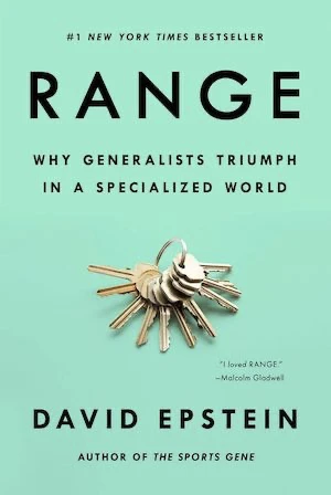 Book cover of «Range» by David Epstein