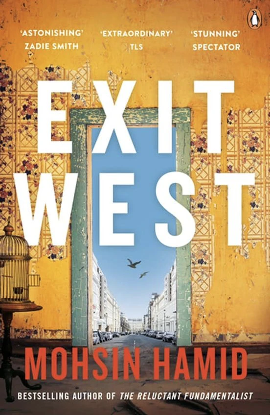 Book cover of «Exit West» by Mohsin Hamid