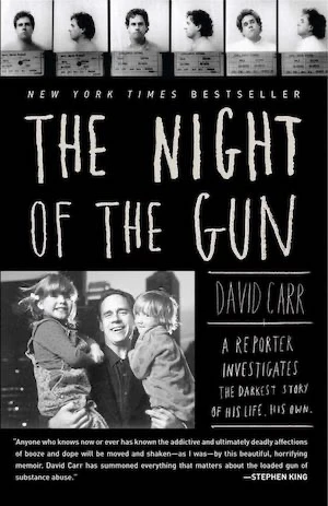 Book cover of «The Night of the Gun» by David Carr