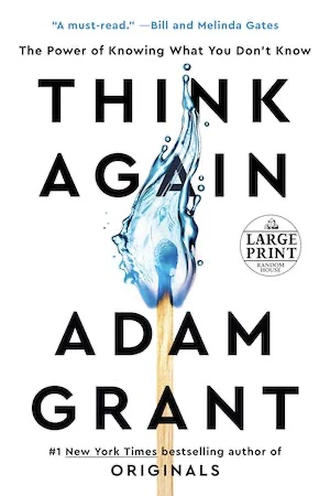 Book cover of «Think Again» by Adam Grant