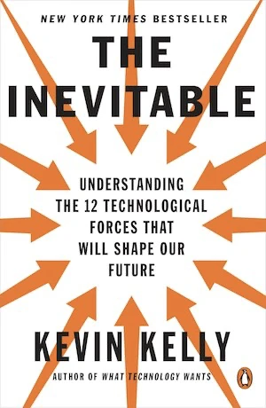 Book cover of «The Inevitable» by Kevin Kelly