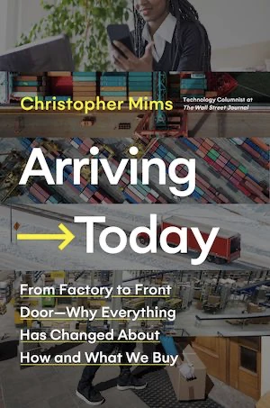 Book cover of «Arriving Today» by Christopher Mims