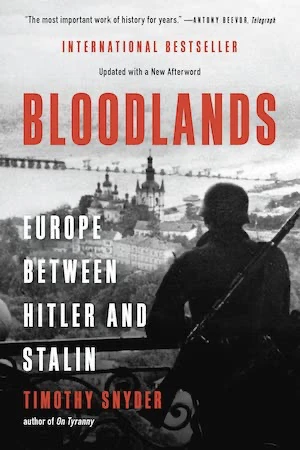 Book cover of «Bloodlands» by Timothy Snyder