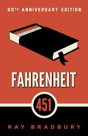 Book cover of «Fahrenheit 451» by Ray Bradbury