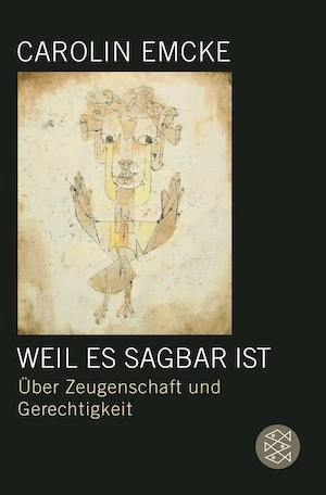 Book cover of «Weil es sagbar ist» by Carolin Emcke