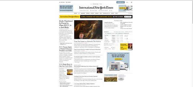 New York Times (redesigned)