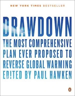 Book cover of «Drawdown» by Paul Hawken