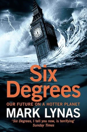 Book cover of «Six Degrees» by Mark Lynas