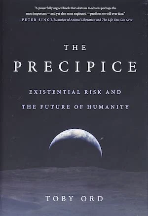Book cover of «The Precipice» by Toby Ord