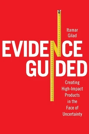 Book cover of «Evidence Guided» by Itamar Gilad