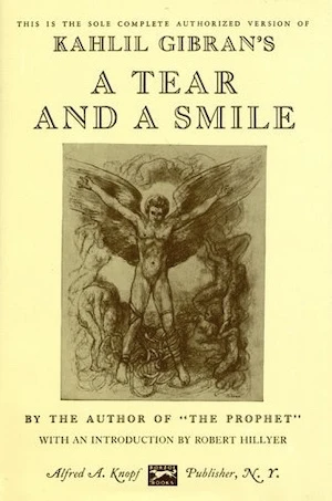 Book cover of «A Tear And A Smile» by Khalil Gibran