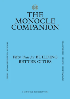 Book cover of «Fifty Ideas for Building Better Cities» by The Monocle Companion